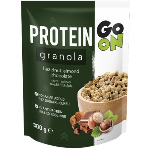 Go On Protein Granola Hazelnut, Almond & Chocolate Νιφάδες Δημητριακών με Σοκολάτα & Ξηρούς Καρπούς Χωρίς Προσθήκη Ζάχαρης 300g